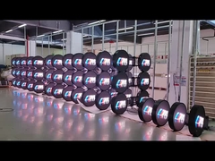 屋外の丸 LED ディアプレイスクリーン P4.28 ディア-600mm 双面型防水円形 LED ディスプレイ