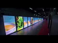 640*1280mm 双面LEDディスプレイ 屋外 ストリート ポール LEDスクリーン