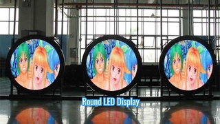 直径 2m の円形 LED ディスプレイ屋外広告スクリーン